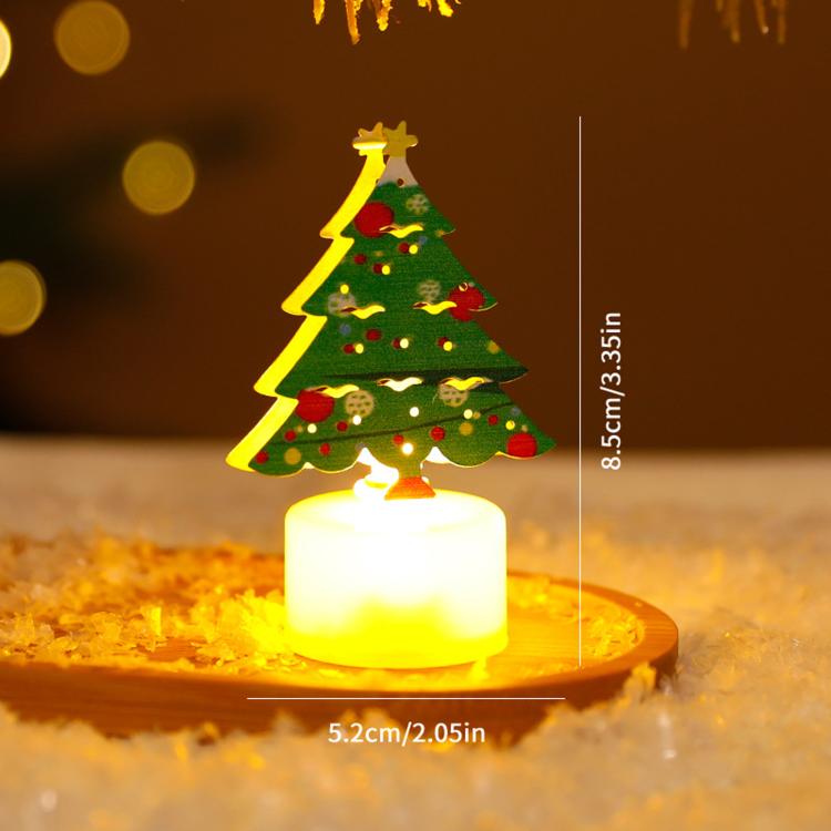 Christmas Led Electronic Candle Lights Holiday Tabletop Decorations