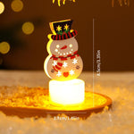 Christmas Led Electronic Candle Lights Holiday Tabletop Decorations