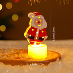 Christmas Led Electronic Candle Lights Holiday Tabletop Decorations