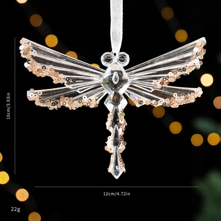 Christmas Transparent Sequin Hanging Ornaments Holiday Decorations, Sunflower Garland, Snowflakes, A Five-Petal Garland, Reindeer Wreath, Bow, Pumpkin Car, Three-Dimensional Butterfly, Reindeer Turning Its Head, Dragonfly, Alphabet Board, Ballet Dancer...