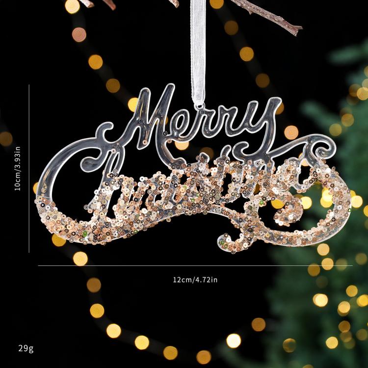 Christmas Transparent Sequin Hanging Ornaments Holiday Decorations, Sunflower Garland, Snowflakes, A Five-Petal Garland, Reindeer Wreath, Bow, Pumpkin Car, Three-Dimensional Butterfly, Reindeer Turning Its Head, Dragonfly, Alphabet Board, Ballet Dancer...