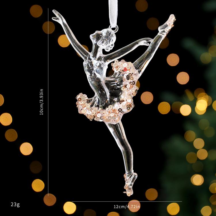 Christmas Transparent Sequin Hanging Ornaments Holiday Decorations, Sunflower Garland, Snowflakes, A Five-Petal Garland, Reindeer Wreath, Bow, Pumpkin Car, Three-Dimensional Butterfly, Reindeer Turning Its Head, Dragonfly, Alphabet Board, Ballet Dancer...