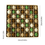 Flocked Christmas Tree Ball Decorations Christmas Hanging Ornaments, 49 PCS/Pack 3cm Coffee Green, 49 PCS/Pack 3cm Coffee, 12 PCS 6cm + 32 PCS 3cm Coffee Green, 12 PCS 6cm + 32 PCS 3cm Coffee, 12 PCS/Pack 6cm Coffee Green, 12 PCS/Pack 6cm Coffee       ...