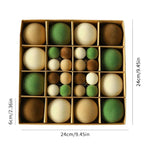 Flocked Christmas Tree Ball Decorations Christmas Hanging Ornaments, 49 PCS/Pack 3cm Coffee Green, 49 PCS/Pack 3cm Coffee, 12 PCS 6cm + 32 PCS 3cm Coffee Green, 12 PCS 6cm + 32 PCS 3cm Coffee, 12 PCS/Pack 6cm Coffee Green, 12 PCS/Pack 6cm Coffee       ...