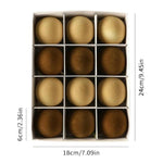 Flocked Christmas Tree Ball Decorations Christmas Hanging Ornaments, 49 PCS/Pack 3cm Coffee Green, 49 PCS/Pack 3cm Coffee, 12 PCS 6cm + 32 PCS 3cm Coffee Green, 12 PCS 6cm + 32 PCS 3cm Coffee, 12 PCS/Pack 6cm Coffee Green, 12 PCS/Pack 6cm Coffee       ...