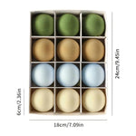 Flocked Christmas Tree Ball Decorations Christmas Hanging Ornaments, 49 PCS/Pack 3cm Coffee Green, 49 PCS/Pack 3cm Coffee, 12 PCS 6cm + 32 PCS 3cm Coffee Green, 12 PCS 6cm + 32 PCS 3cm Coffee, 12 PCS/Pack 6cm Coffee Green, 12 PCS/Pack 6cm Coffee       ...
