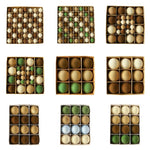 Flocked Christmas Tree Ball Decorations Christmas Hanging Ornaments, 49 PCS/Pack 3cm Coffee Green, 49 PCS/Pack 3cm Coffee, 12 PCS 6cm + 32 PCS 3cm Coffee Green, 12 PCS 6cm + 32 PCS 3cm Coffee, 12 PCS/Pack 6cm Coffee Green, 12 PCS/Pack 6cm Coffee       ...