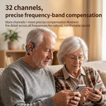 M015SA Ear-Hung Digital Display Hearing Aid Bluetooth Earphones Sound Amplifier For The Elderly