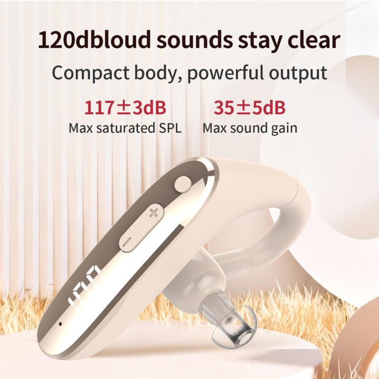M015SA Ear-Hung Digital Display Hearing Aid Bluetooth Earphones Sound Amplifier For The Elderly