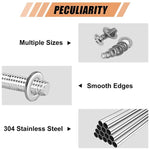 304 Stainless Steel Flat Washers Set M2-M12 Metric Sealing Gaskets Assortment Kit, 580 PCS/Box