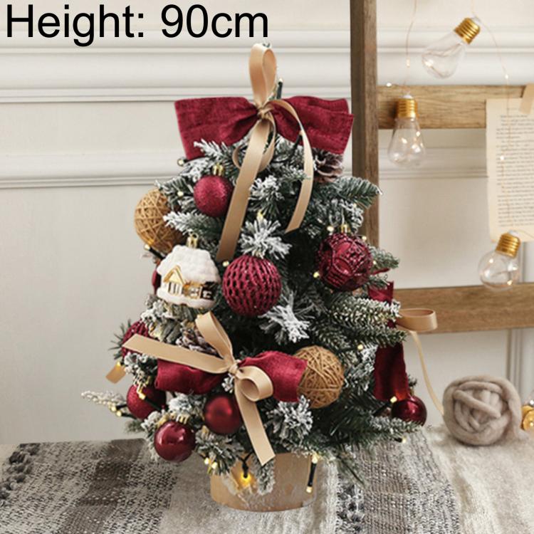 Small Lighted Desktop Christmas Tree Christmas Decoration Ornament, 45cm Coffee Cotton, 60cm Coffee Cotton, 90cm Coffee Cotton, 45cm Snowy Baby, 60cm Snowy Baby, 45cm White Snow, 60cm White Snow, 45cm Red House, 60cm Red House, 90cm Red House          ...