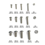 304 Stainless Steel Button Head Socket Cap Screws Nuts Assortment Kit, 500 PCS/Box