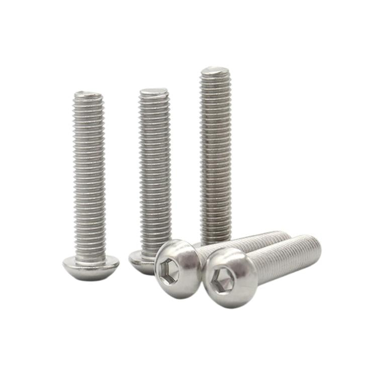 304 Stainless Steel Button Head Socket Cap Screws Nuts Assortment Kit, 500 PCS/Box