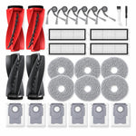 Replacement For Roborock Qrevo S5V / Edge S5A / Curv S5X Robot Vacuum, 26 In 1 Kit, 1 Pair Roller Brush, Filter, Side Brush, Dust Bag, Mop Pad