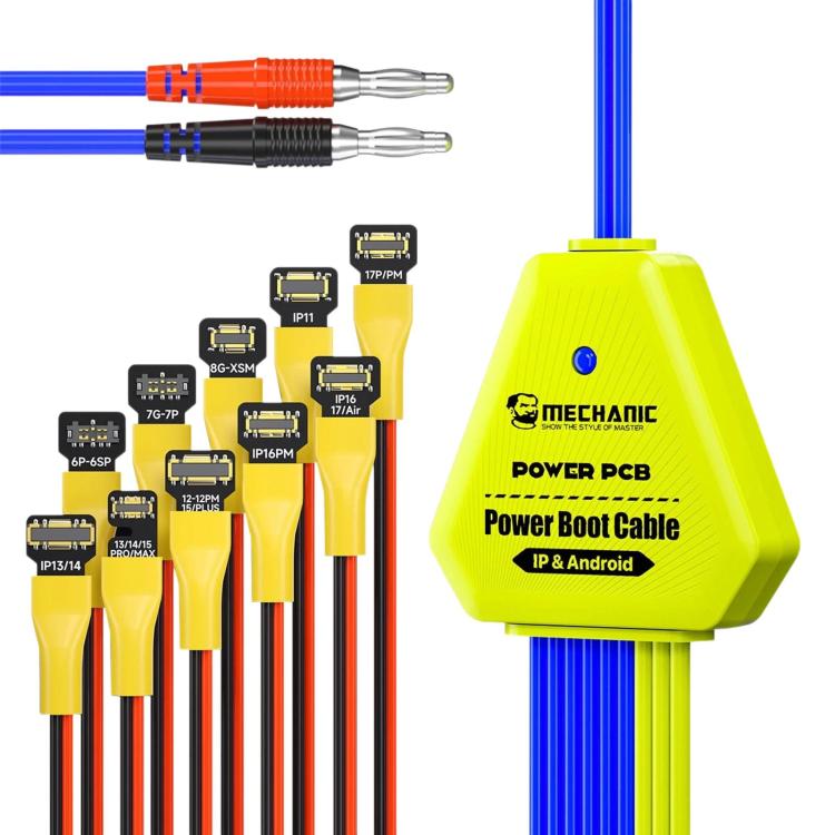 Universal Phone Repair Power-On Cable With Identification Resistor, Power PCB