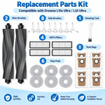 Replacement For Dreame L10s Ultra / L10 Ultra Vacuum Cleaner, 28 In 1 Kit, Roller Brush, Filter, Side Brush, Dust Bag, Mop Pad