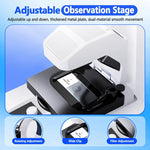 BM070 LCD Digital Biological Microscope 3 Objective Lenses HDMI USB 7 Inch Screen