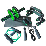 Abdominal Wheel and Push-up Stand Combo Training Equipment