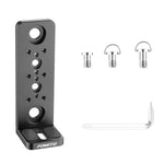 FOMITO For Z CAM Camera Cage Wireless Video Transmitter L-Shaped Bracket Expansion Mount, Stand, Stand + V-shaped Triangular Clamping Plate