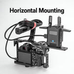FOMITO For Z CAM Camera Cage Wireless Video Transmitter L-Shaped Bracket Expansion Mount, Stand, Stand + V-shaped Triangular Clamping Plate