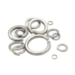 304 Stainless Steel Spring Lock Washer Assortment Kit Metric M2-M12 Split Lock Washers, 480 PCS/Box