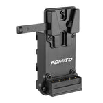FOMITO NP-F Battery Plate To V-Mount Power Adapter For Monitor & Wireless Video Transmitter, NP-F Battery Plate To V-Mount Power Adapter
