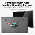 FOMITO Adjustable V-Mount Quick Release Monitor Bracket, V-Mount Monitor Bracket