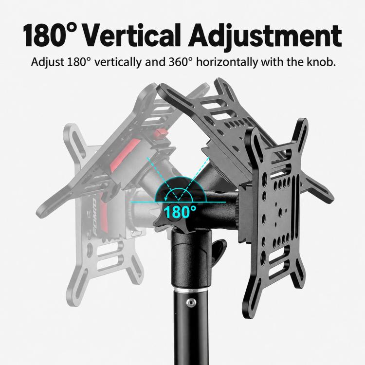 FOMITO Adjustable V-Mount Quick Release Monitor Bracket, V-Mount Monitor Bracket