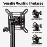 FOMITO Adjustable V-Mount Quick Release Monitor Bracket, V-Mount Monitor Bracket