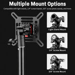 FOMITO Adjustable V-Mount Quick Release Monitor Bracket, V-Mount Monitor Bracket