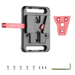 FOMITO VK-03R V-Mount Battery Hanging Plate Photography Expansion Accessory