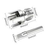 Pipe Threader Tool Set with 1/4 Hex Shank Internal and External Thread Maker Bit for PPR PVC Water Pipe Repair, 1/2 Inch, 3/4 Inch, 1 Inch
