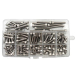 304 Stainless Steel Socket Head Cap Screws Kit Metric Allen Bolts Set, 120 PCS/Box