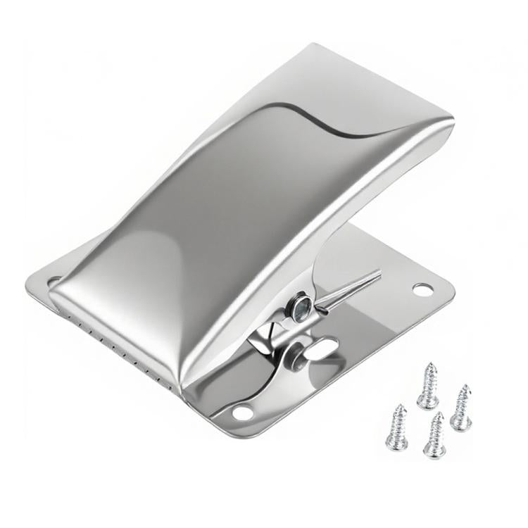 Stainless Steel Fish Fillet Clamp for Cutting Board Fish Tail Cleaning Gripper, Without Protective Sleeve, With Black Sleeve, With Red Sleeve, With Green Sleeve