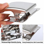 Stainless Steel Fish Fillet Clamp for Cutting Board Fish Tail Cleaning Gripper, Without Protective Sleeve, With Black Sleeve, With Red Sleeve, With Green Sleeve
