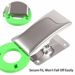 Stainless Steel Fish Fillet Clamp for Cutting Board Fish Tail Cleaning Gripper, Without Protective Sleeve, With Black Sleeve, With Red Sleeve, With Green Sleeve