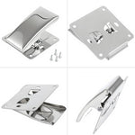 Stainless Steel Fish Fillet Clamp for Cutting Board Fish Tail Cleaning Gripper, Without Protective Sleeve, With Black Sleeve, With Red Sleeve, With Green Sleeve