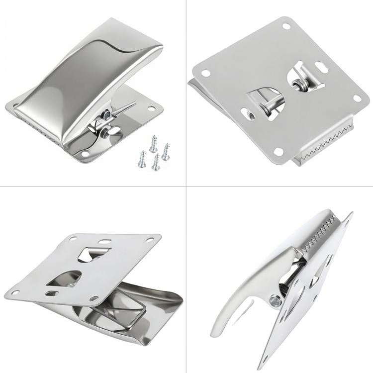 Stainless Steel Fish Fillet Clamp for Cutting Board Fish Tail Cleaning Gripper, Without Protective Sleeve, With Black Sleeve, With Red Sleeve, With Green Sleeve