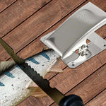 Stainless Steel Fish Fillet Clamp for Cutting Board Fish Tail Cleaning Gripper, Without Protective Sleeve, With Black Sleeve, With Red Sleeve, With Green Sleeve