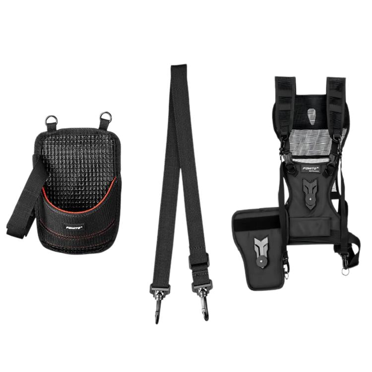 FOMITO Photography Stabilizer Assist Bag Camera Anti-Shock Weight-Relief Pouch, Bag, Dual Shoulder Straps + Bag