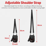 FOMITO Photography Stabilizer Assist Bag Camera Anti-Shock Weight-Relief Pouch, Bag, Dual Shoulder Straps + Bag