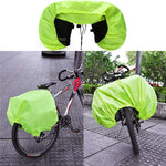 Waterproof Bicycle Pannier Rain Cover High Visibility Dustproof Rear Rack Bag Cover for Mountain & Road Bikes
