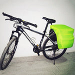 Waterproof Bicycle Pannier Rain Cover High Visibility Dustproof Rear Rack Bag Cover for Mountain & Road Bikes