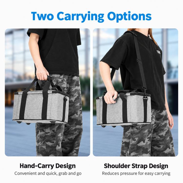 Foldable Multi-Function Photography Light Storage Bag Thickened Adjustable Camera Handheld Case, AB-20
