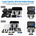 Foldable Multi-Function Photography Light Storage Bag Thickened Adjustable Camera Handheld Case, AB-20