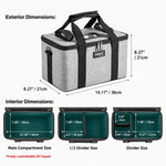 Foldable Multi-Function Photography Light Storage Bag Thickened Adjustable Camera Handheld Case, AB-20
