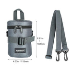 FOMITO Handheld & Waist-Hung Portable Lens Bag For Mirrorless And DSLR Cameras, Small Black, Small Grey, Medium Black, Medium Grey, With Digital Display Medium Black, With Digital Display Medium Grey