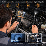 Articulating Borescope 4.3 inch IPS Endoscope Inspection Camera With Light, IP67 Waterproof, ES06