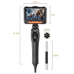 Articulating Borescope 4.3 inch IPS Endoscope Inspection Camera With Light, IP67 Waterproof, ES06
