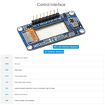 0.96 inch Transparent OLED Display Module 128 x 64 Resolution SPI/I2C Interface SSD1312 Driver IC, WAVESHARE 33163